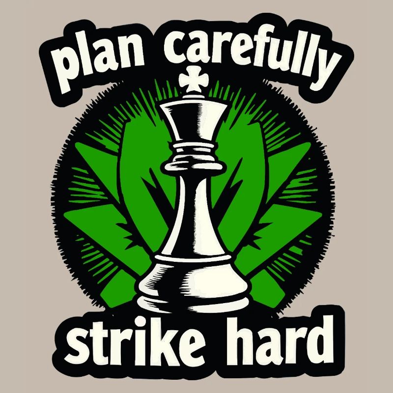 Schach plan carefully strike hard