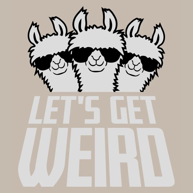 Let's Get Weird 3 Lama Freunde Team Sonnenbrille
