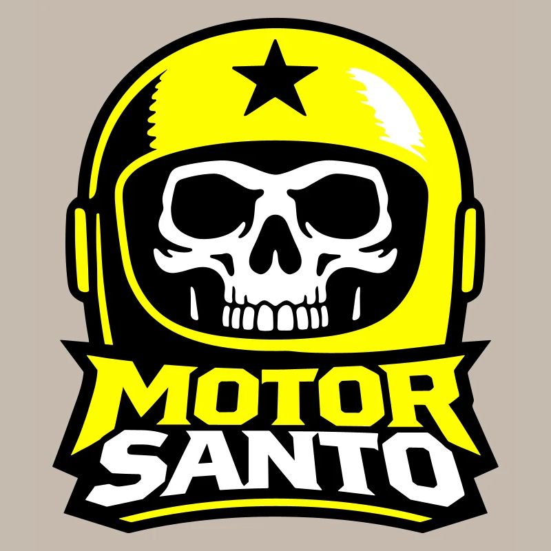 Motor Santo Schädel Logo