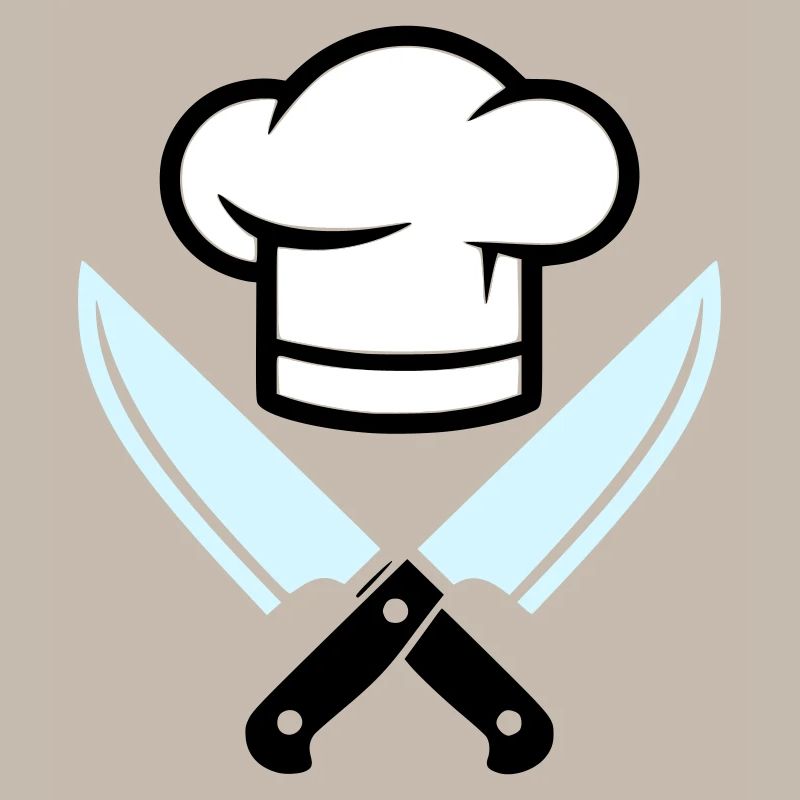 Chef's Hat Knife Logo