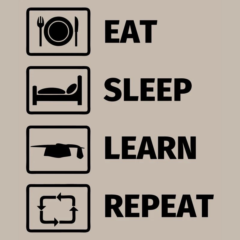 EAT SLEEP LEARN REPEAT