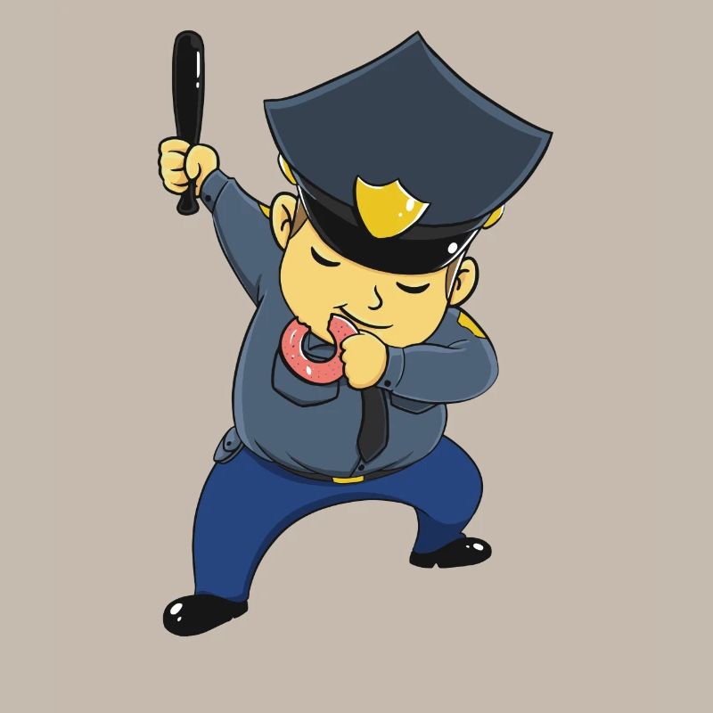 Dabbing dab cop funny gift funny