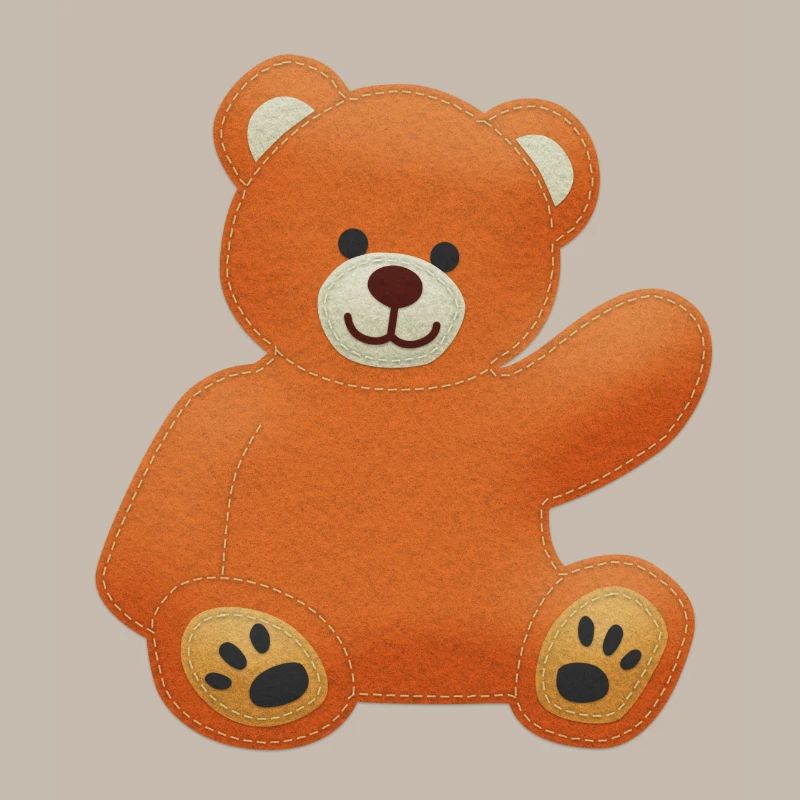 Felt Teddy
