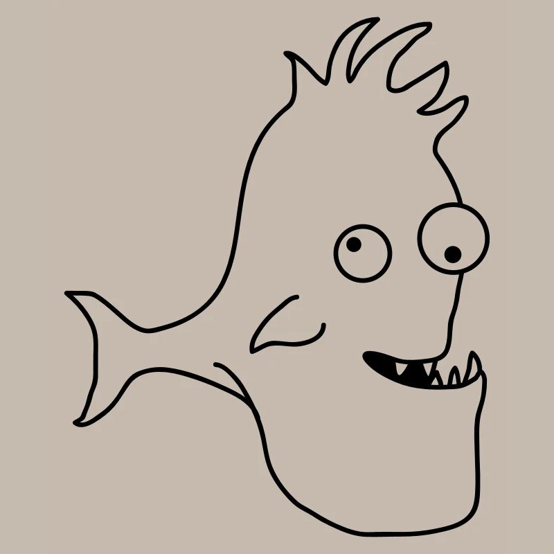 Stupid Crazy Comic Fish
