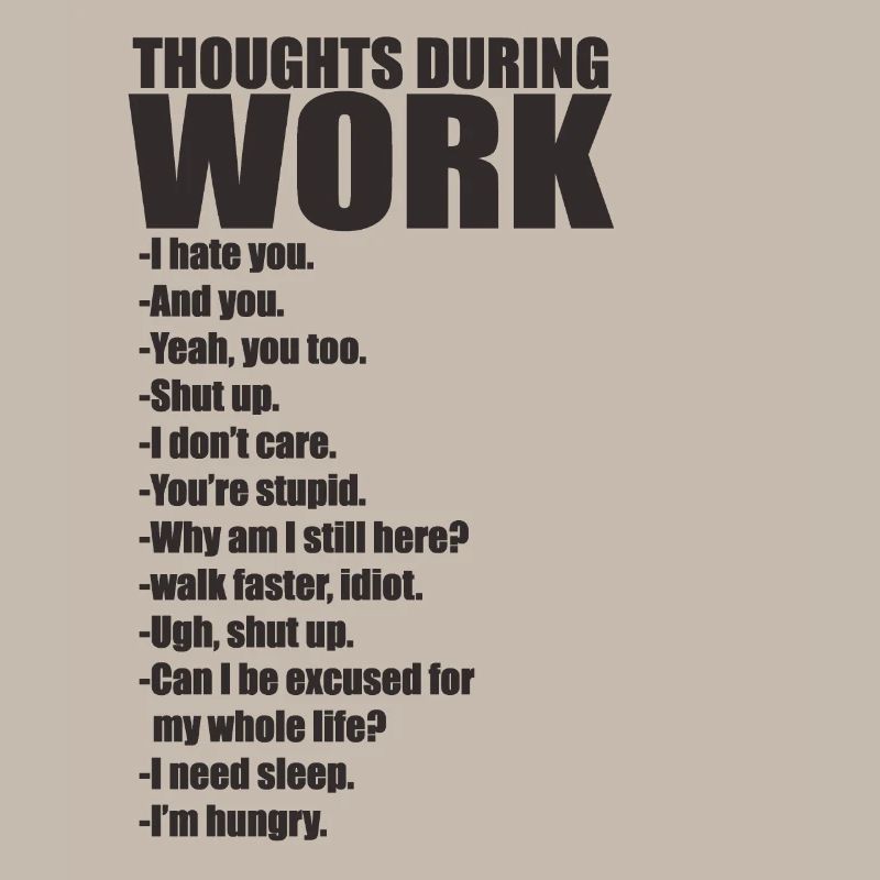 Office Work Thoughts