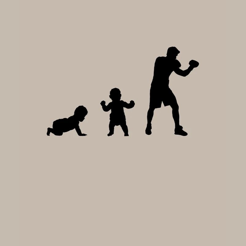 Born To Kick Boxing Boxer Evolution Funny Gift