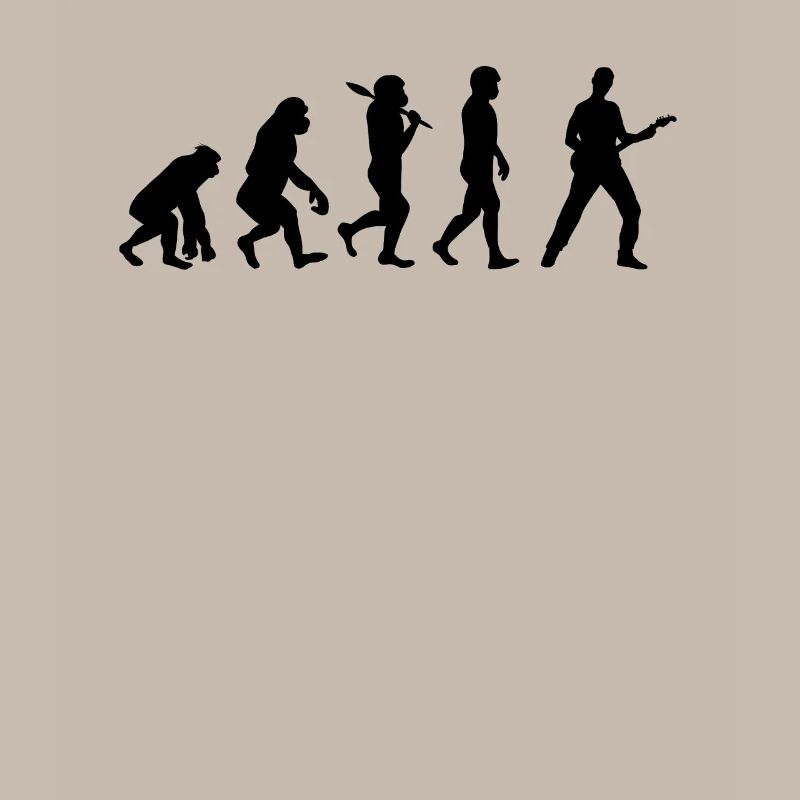 Musik Gitarre Evolution Geschenkidee