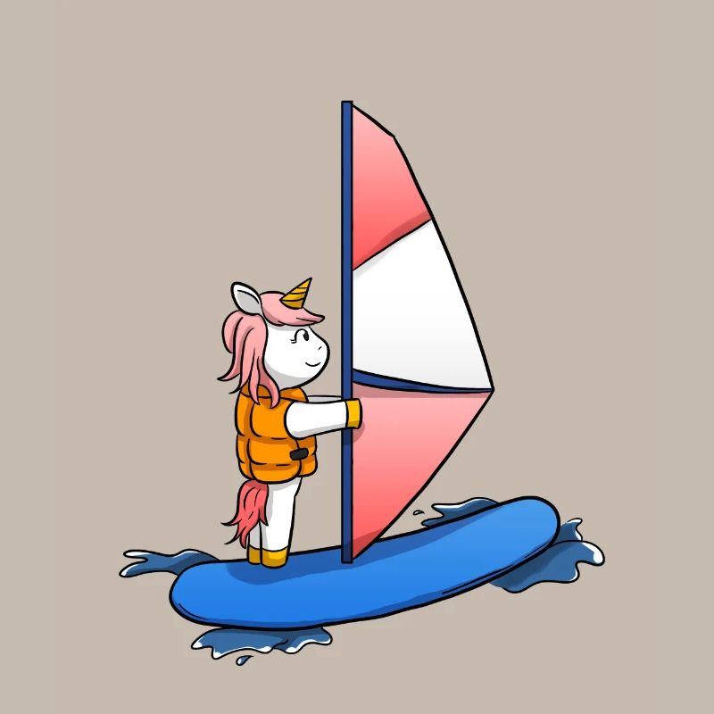 Windsurfen Einhorn Windsurf Windsurfer