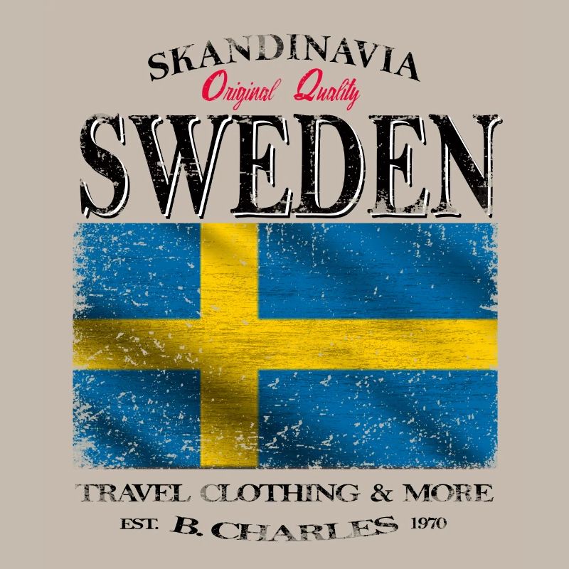 Suède, drapeau de la Suède
