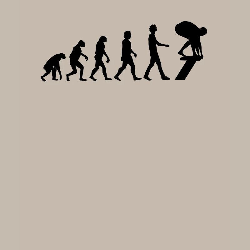 Schwimmer Evolution Schwimmen Geschenk