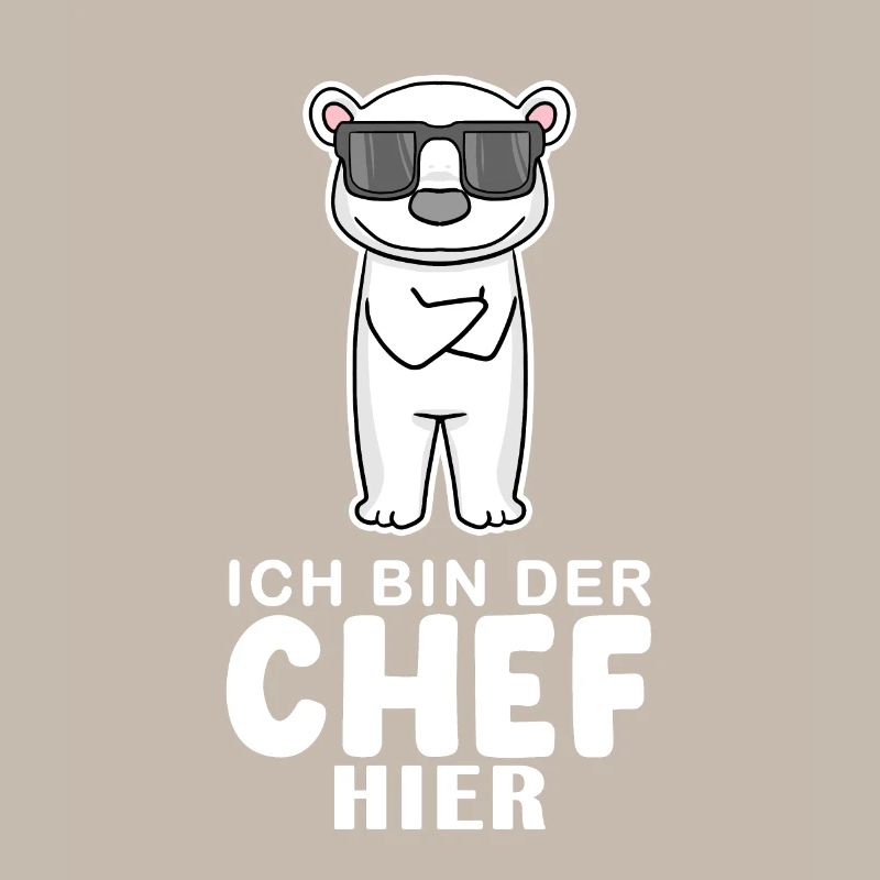 Cool Eisbär Chef Spruch