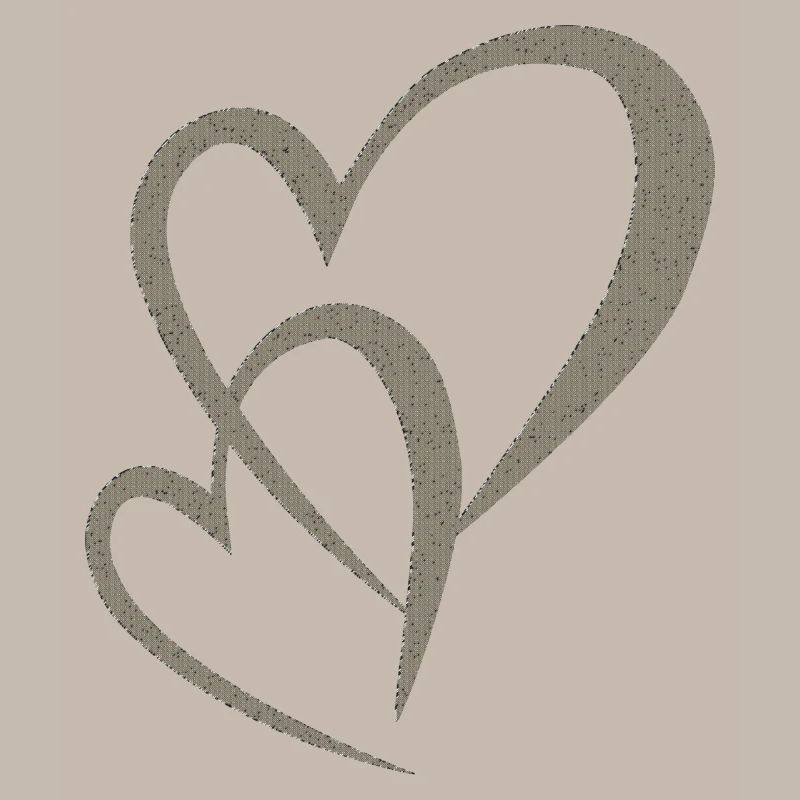 Hearts double tissue