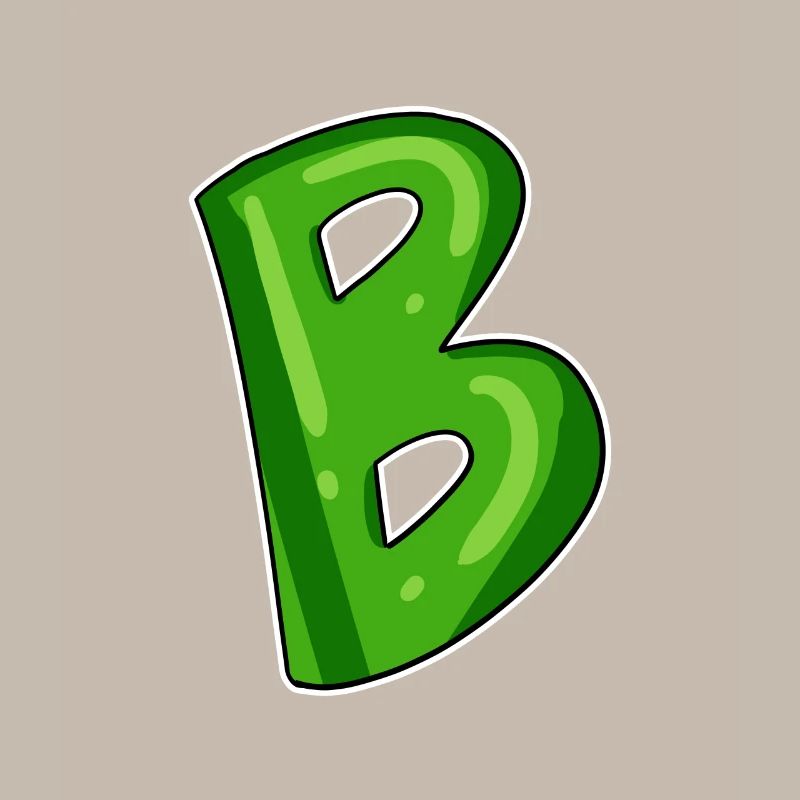 Buchstabe B - Anfangsbuchstabe B