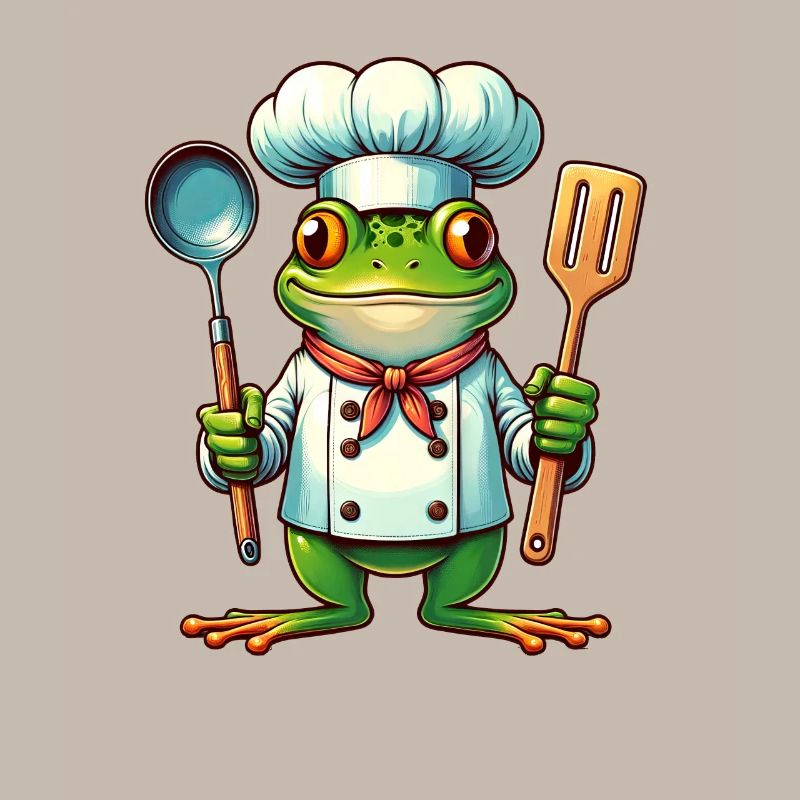 Chef Frog Funny Kitchen Design