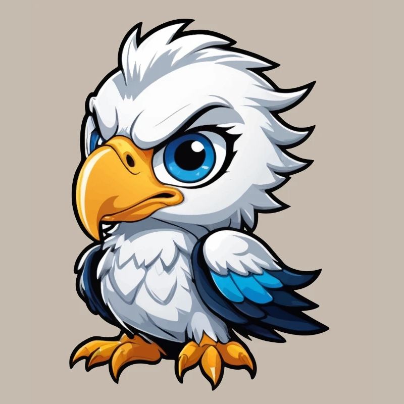 Cheeky Eagle Chick