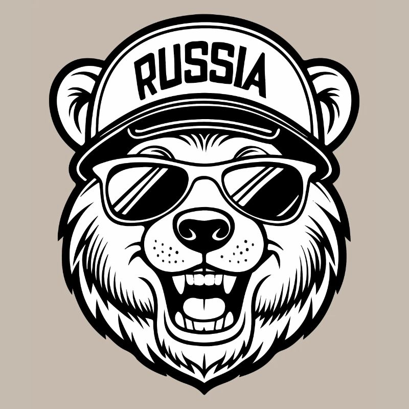 BROWN BEAR, BASEBALL CAP