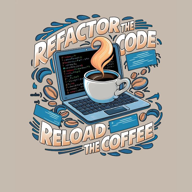 Programmers generate code from coffee