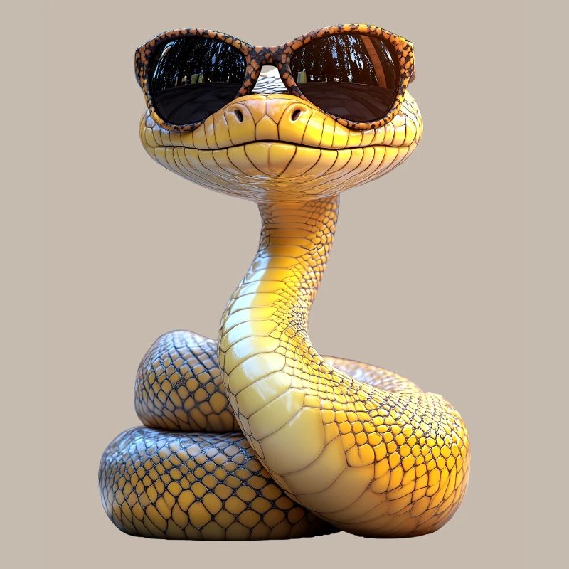 Serpent Python Cobra Mamba Serpent à sonnettes Serpent