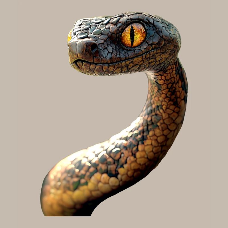 Snake Python Cobra Mamba Rattlesnake Snake