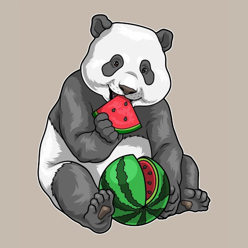 Panda Pastèque