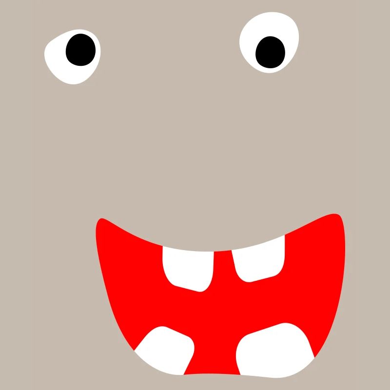 Monster Halloween Comic Creepy Face Cool Face