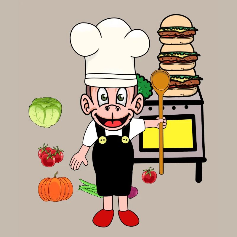 Monkey Kitchen Cook Cooks Cooks Culinary Arts