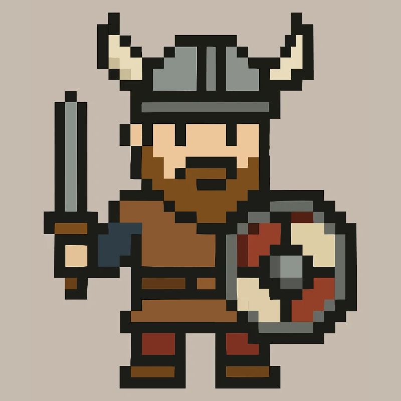 Viking Comic Pixel