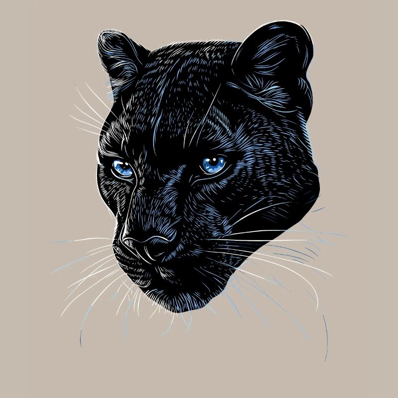 Panthère Léopard Grand Chat Mignon Gros Chat Panter