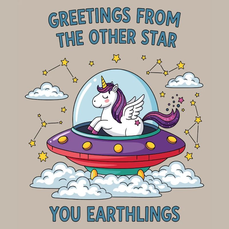 Licorne vue de l’espace