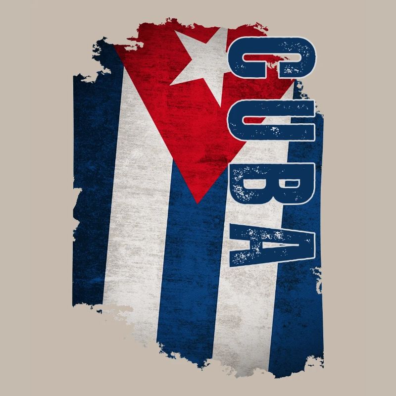 Vertical Cuban flag, Cuban pride