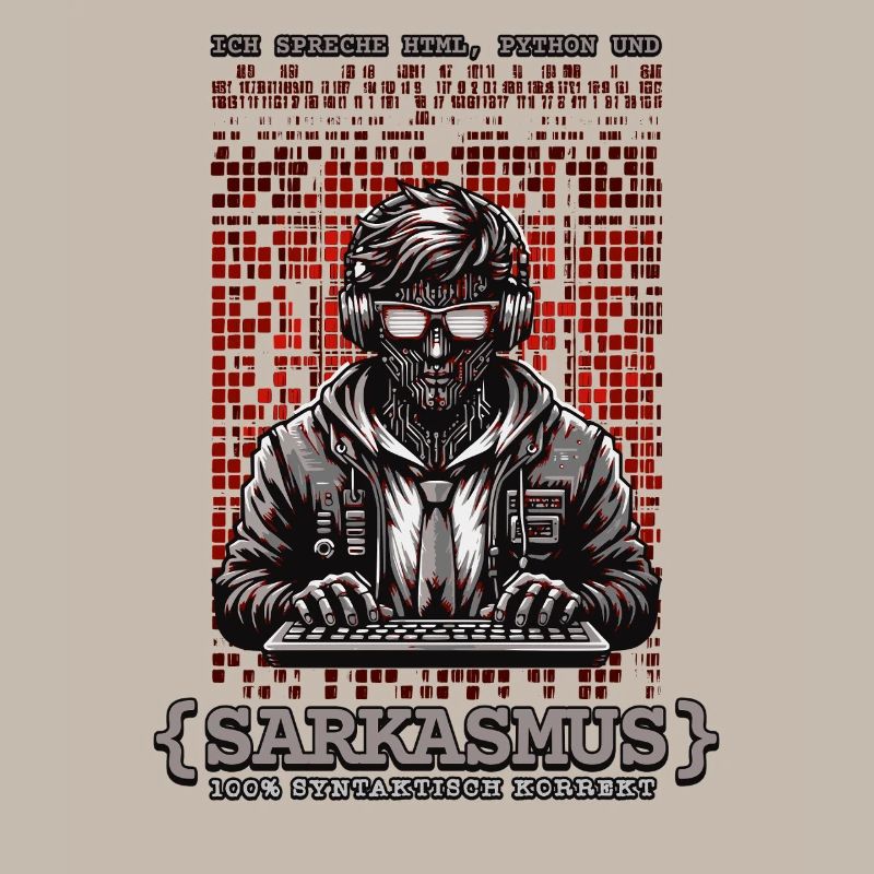Je parle HTML, Python et sarcasme