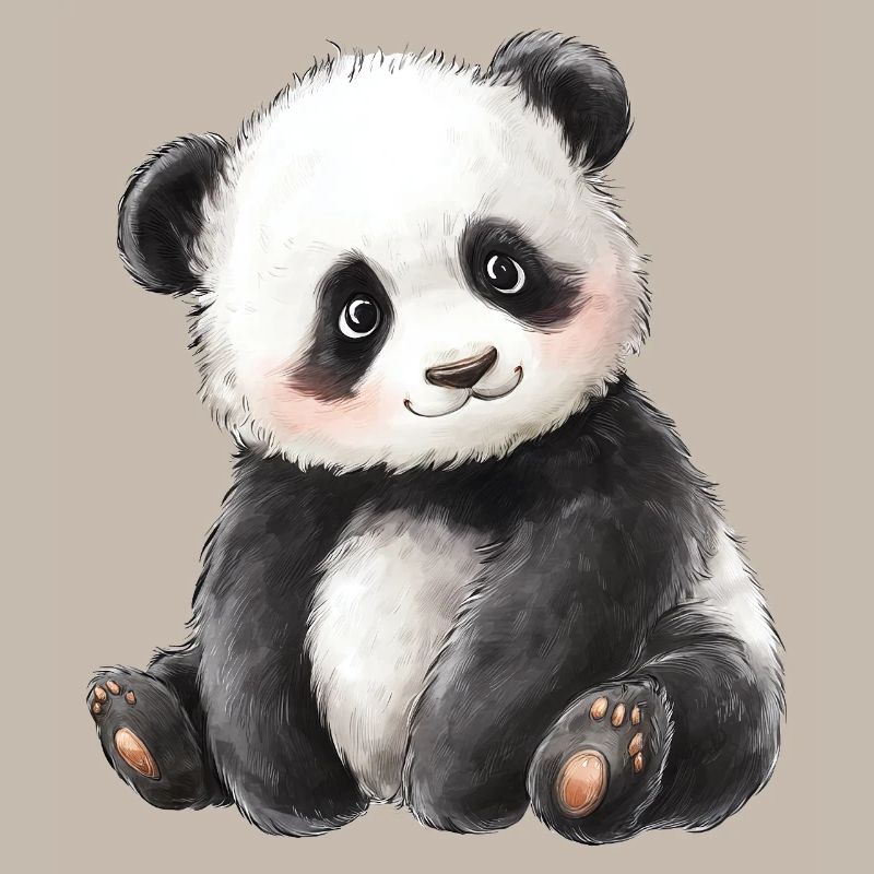 Mignon bébé panda