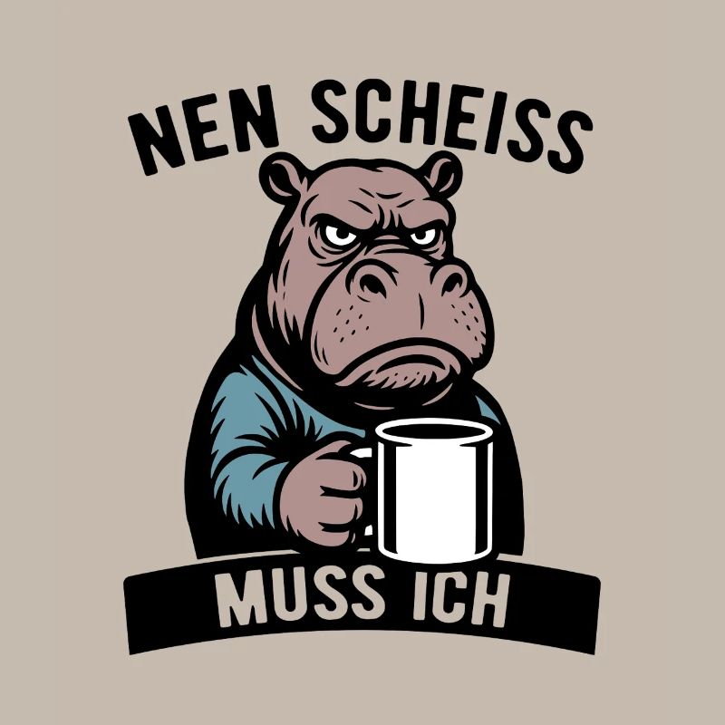 Stures Nilpferd - Nen Scheiß muss ich - Kaffee