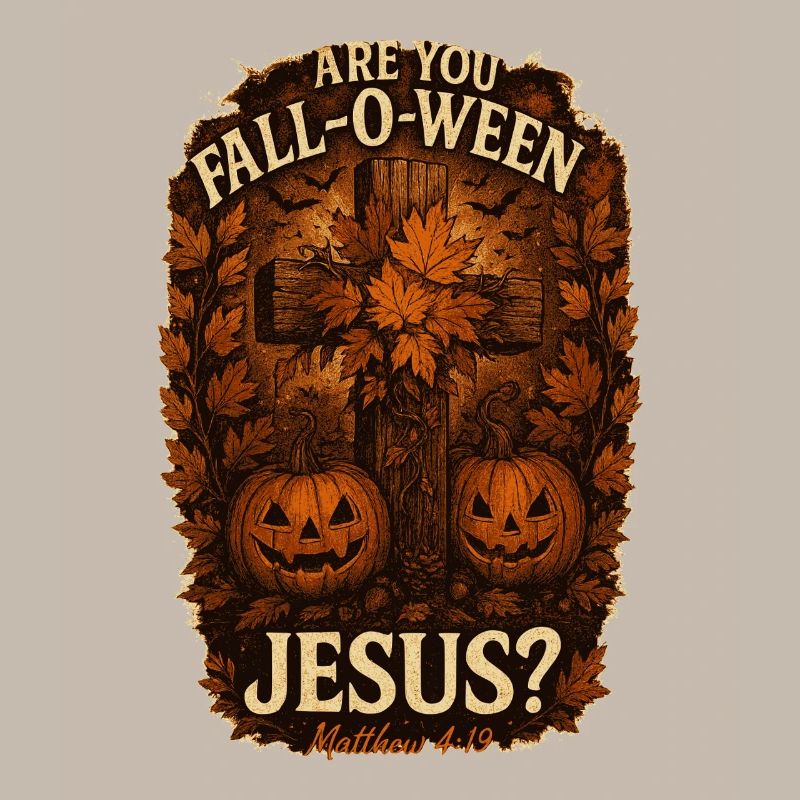 Bist du Fall-O-Ween Jesus Halloween Herbst