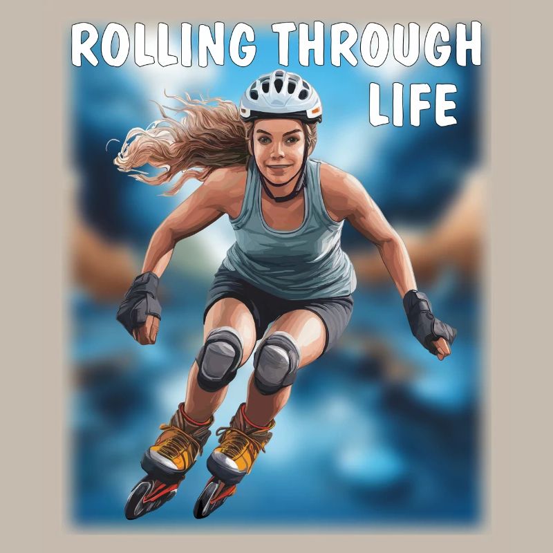 FRAU Rollschuhe ROLLING THROUGH LIFE
