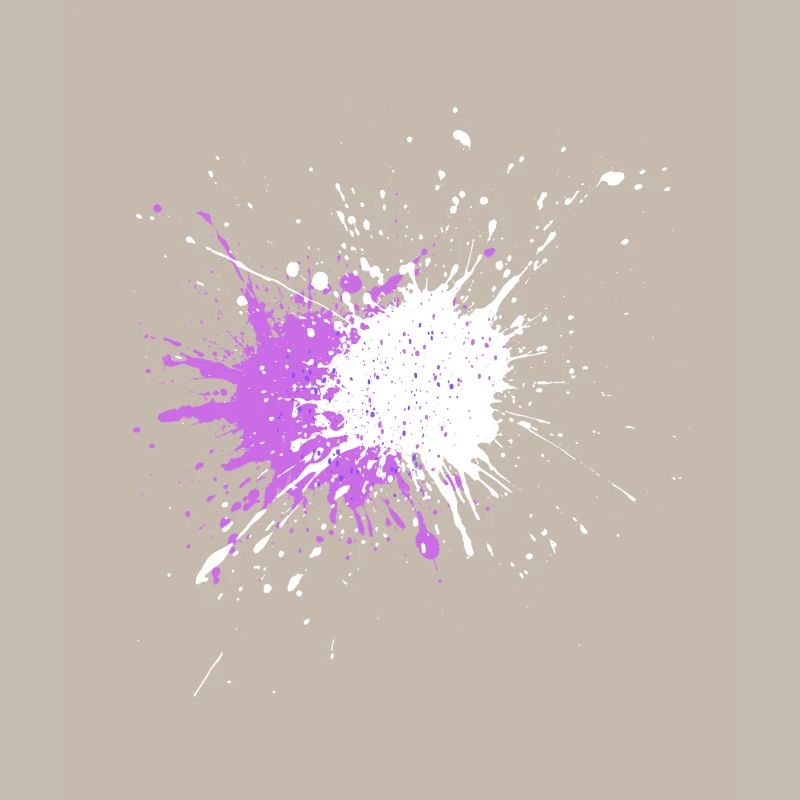 Explosion de couleur violette sur noir