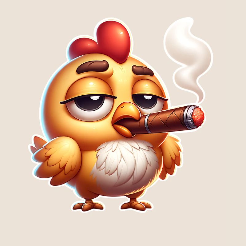 Huhn Zigarre