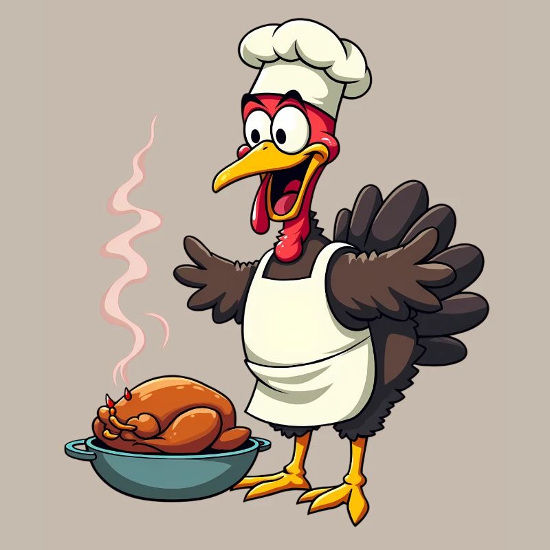 Cuisinier de dinde de Thanksgiving