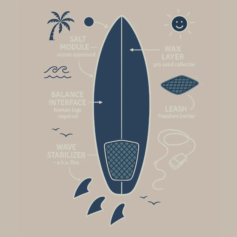 Plan de planche de surf