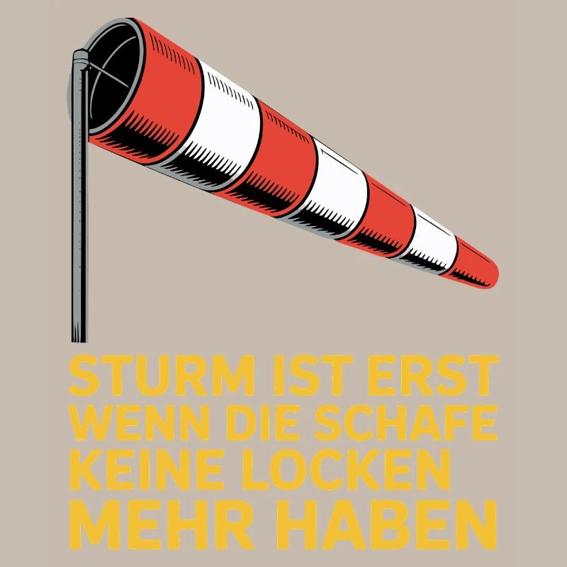 Sturmtext mit Windsock