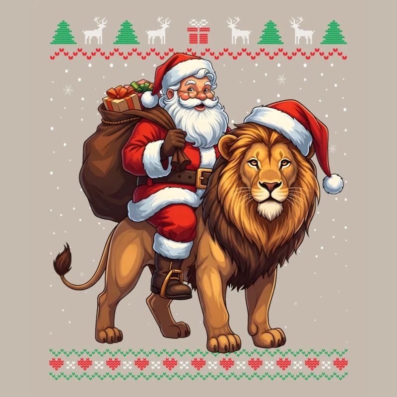 Fun Ugly Santa Weihnachtspullover