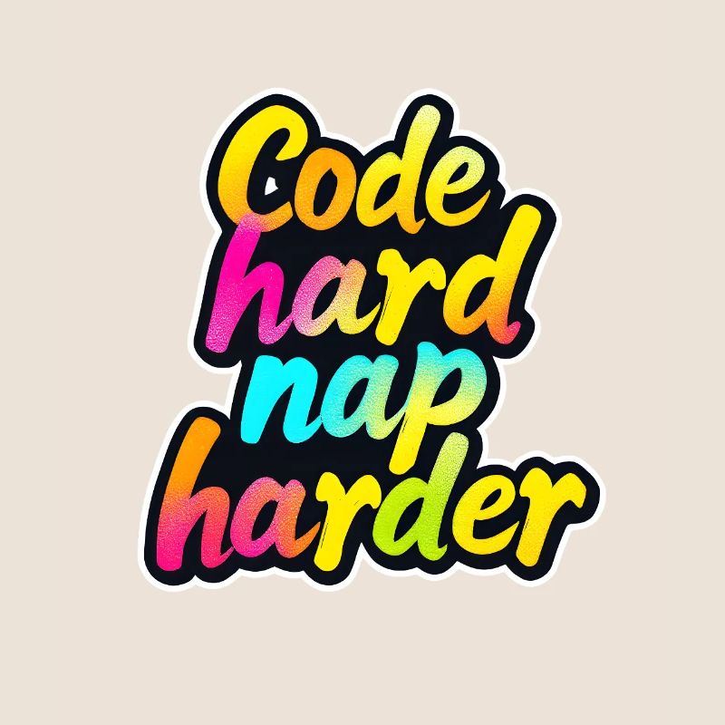 Code Hard Nickerchen Härter Lustiger Programmierer Tee