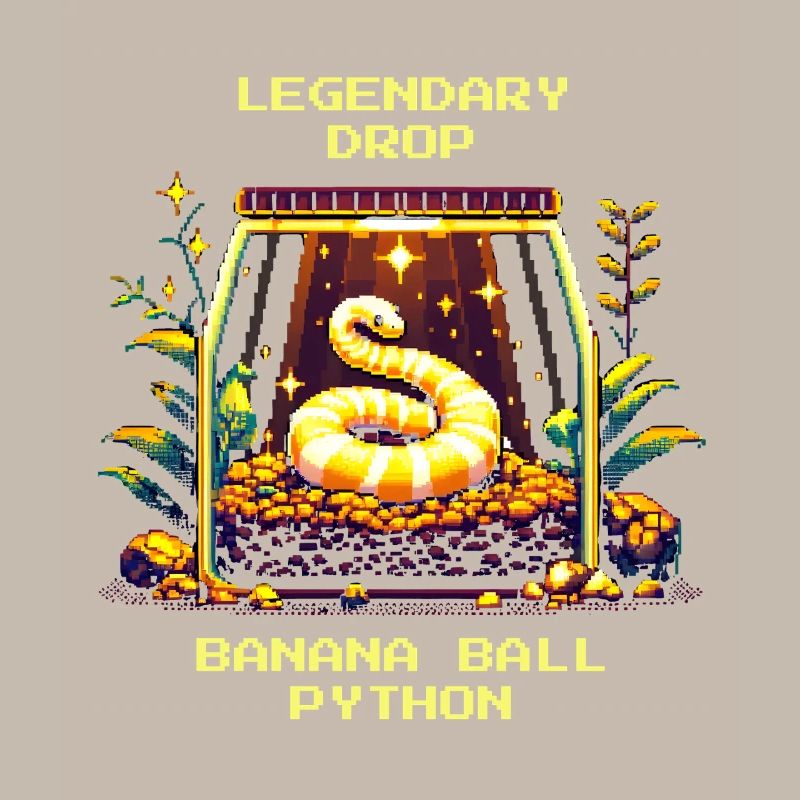Découverte légendaire : python romain banane | Python