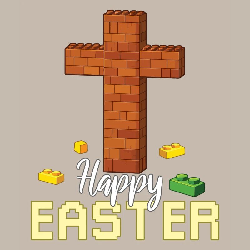 Master Builder Brick Builder Cross Happy Easter