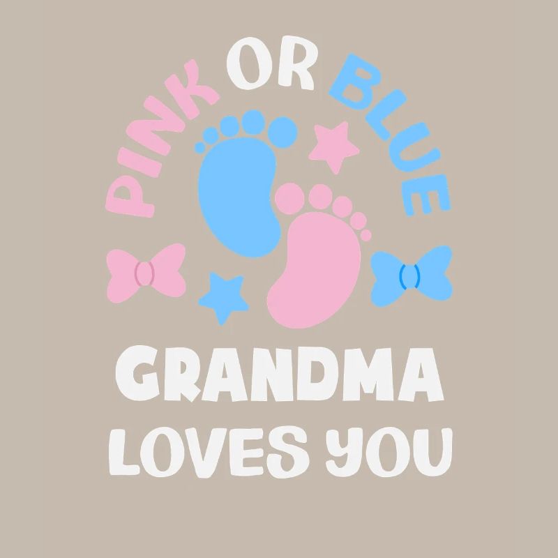Pink Oder Blau Oma Liebt Dich Gender Reveal