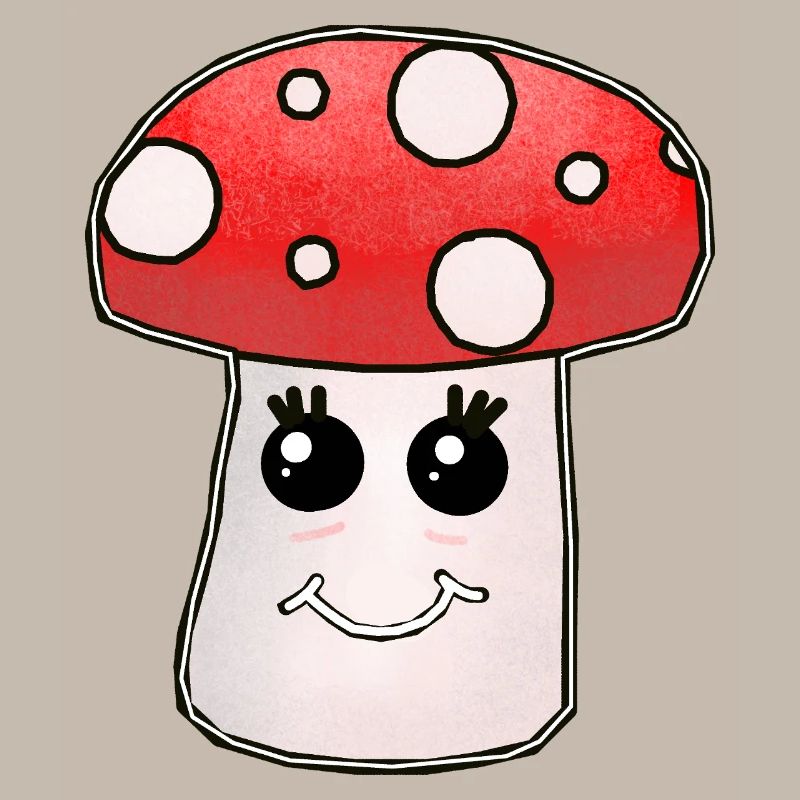 Kawaii Mushroom Toadstool Mushrooms