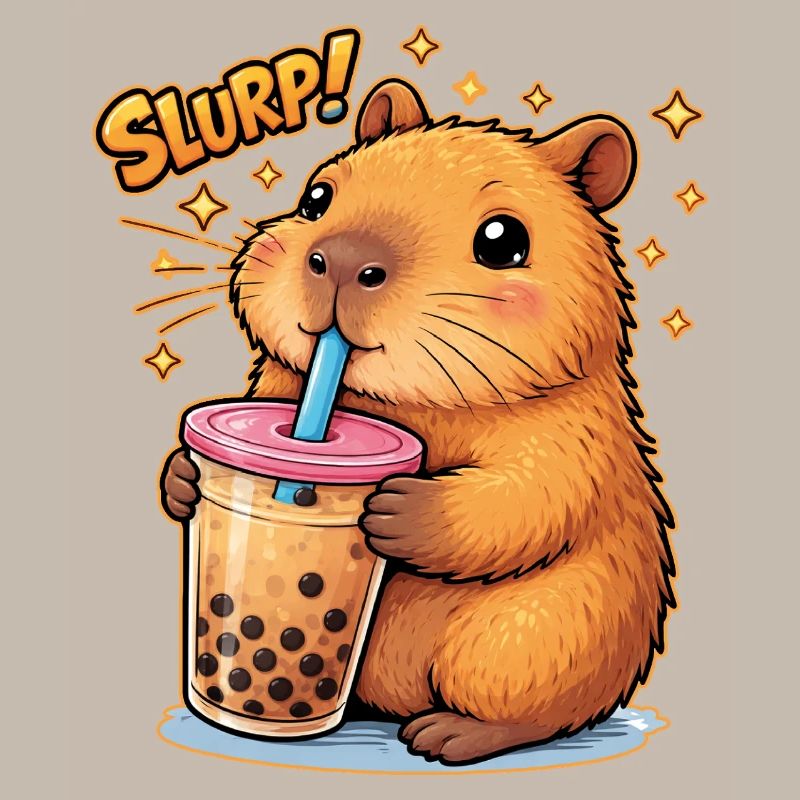 Capybara Bubble Tea