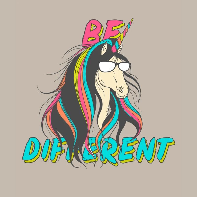Be Different Nerd Einhorn Party