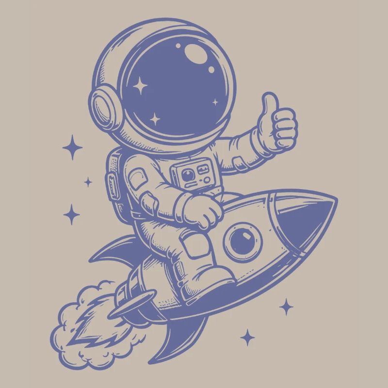Astronaute en aventure spatiale