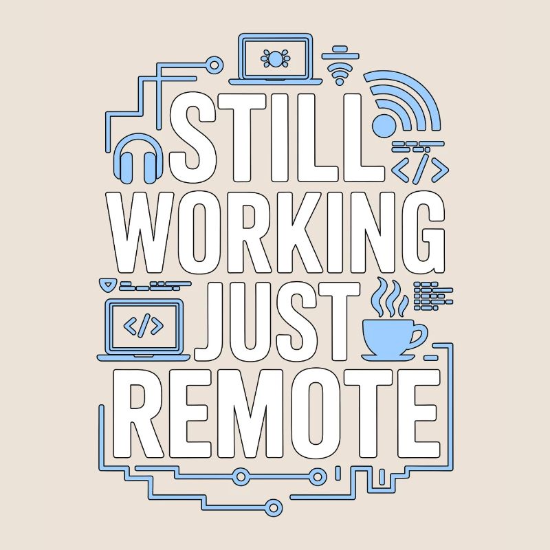 Remote Developer Still Working Remote Tech Worker